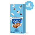 LUNA Bar Chocolatey Dipped Coconut Flavor Gluten Free Snack Bars, 30 Bars