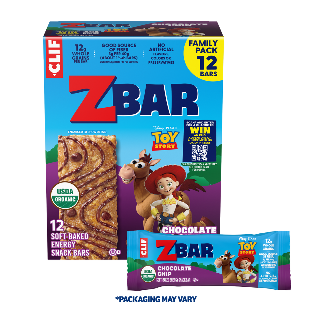 Zbar Chocolate Chip Soft-Baked Energy Snack Bars, Organic Granola Bars